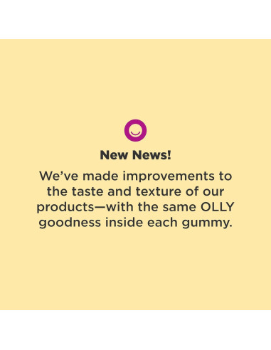 OLLY Niños Multivitaminas Gummy Worms 70 Gummies Sabor Frutal