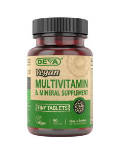 Multivitamina Vegana Deva con Hierro y Antioxidantes 90 Tabletas 2
