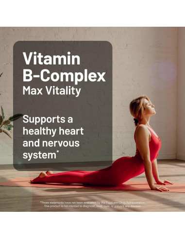 NatureWise Complejo de Vitaminas B 150 Gelatinas Blandas - Energía y Claridad Mental