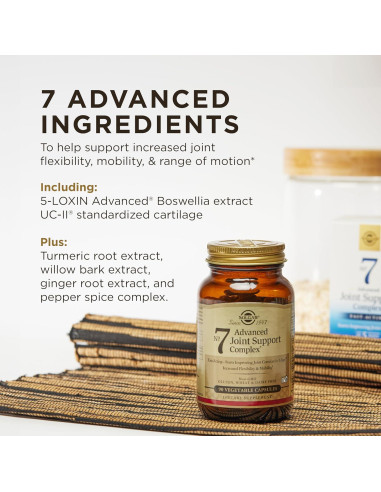 Solgar No. 7 - 105 Cápsulas Vegetales para Articulaciones