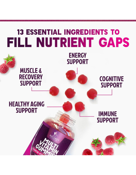 Gomitas Multivitamínicas Nature's Nutrition 120 Unidades