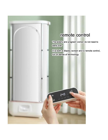 Secadora de Ropa Eléctrica Genérico 900W con Control Remoto