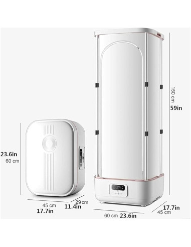 Secadora de Ropa Eléctrica Genérico 900W con Control Remoto