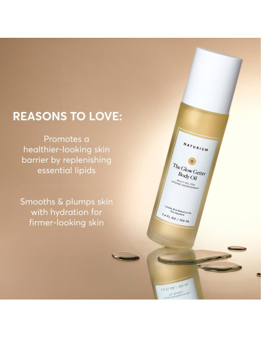 Aceite Corporal Naturium Glow Getter 96 ml Hidratante Vegano