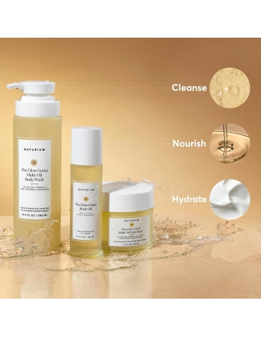 Aceite Corporal Naturium Glow Getter 96 ml Hidratante Vegano