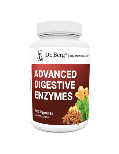 Enzimas Digestivas Avanzadas Dr. Berg 180 Cápsulas con Vinagre