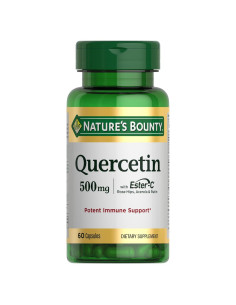 Quercetina Nature's Bounty 500mg con Vitamina C 60 Cápsulas