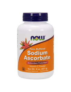 Polvo de Ascorbato de Sodio Now Foods 2 x 227 g Vitamina C