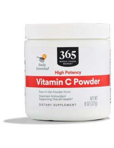Polvo de Vitamina C 365 Whole Foods 226.8g Antioxidante
