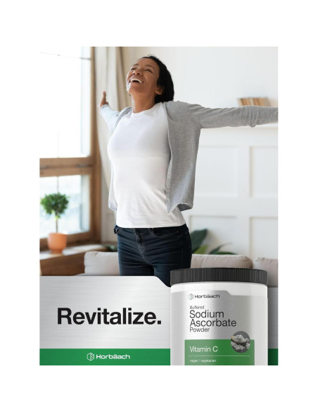 Polvo de Ascorbato de Sodio Bufferizado Horbaach 453.6 g Polvo de Ascorbato de Sodio Bufferizado Horbaach 453.6 g