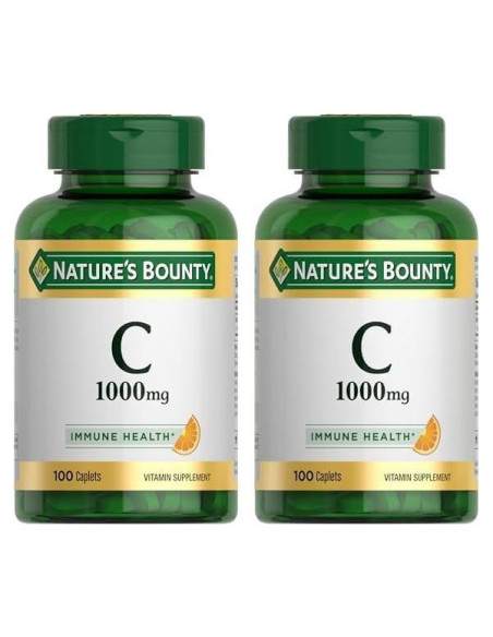 Suplemento de Vitamina C 1000mg Nature's Bounty 100 Tabletas