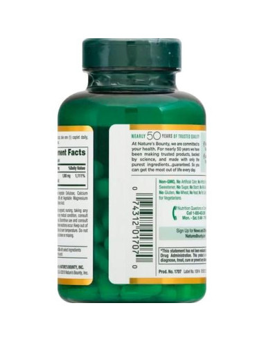 Suplemento de Vitamina C 1000mg Nature's Bounty 100 Tabletas