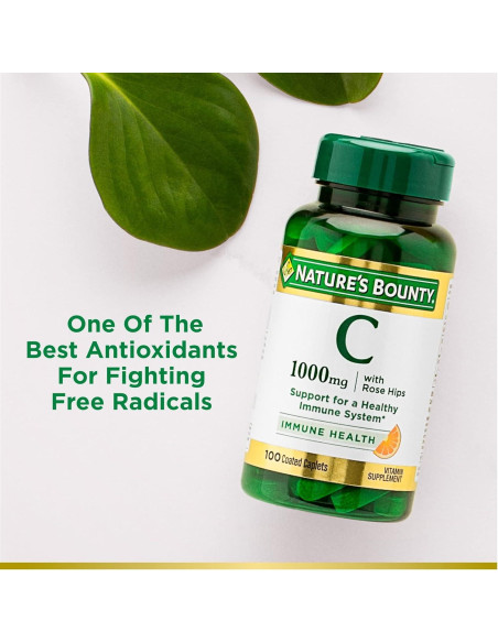 Suplemento de Vitamina C 1000mg Nature's Bounty 100 Tabletas
