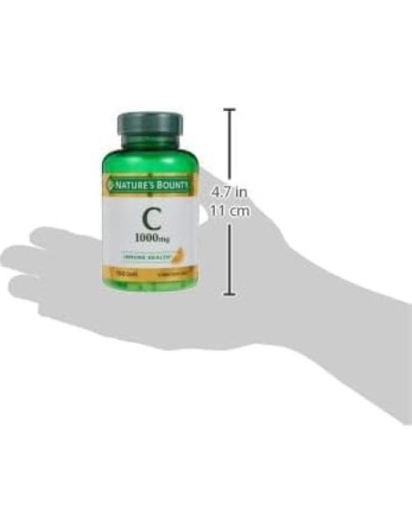 Suplemento de Vitamina C 1000mg Nature's Bounty 100 Tabletas