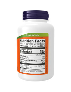 Polvo de Espirulina Orgánica NOW Foods 113.4g - Rico en B-12 2