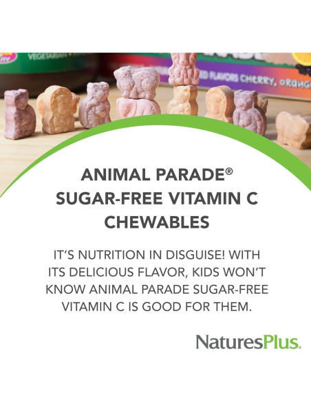Vitaminas C Masticables para Niños Nature's Plus 90 Tabletas