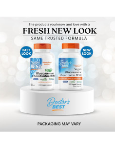 Glucosamina Condroitina MSM Vegana Doctor's Best 120 Cápsulas 2