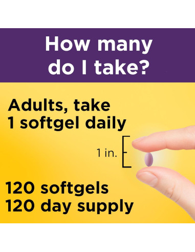 Suplemento de Biotina Nature Made 1000 mcg 120 Softgels