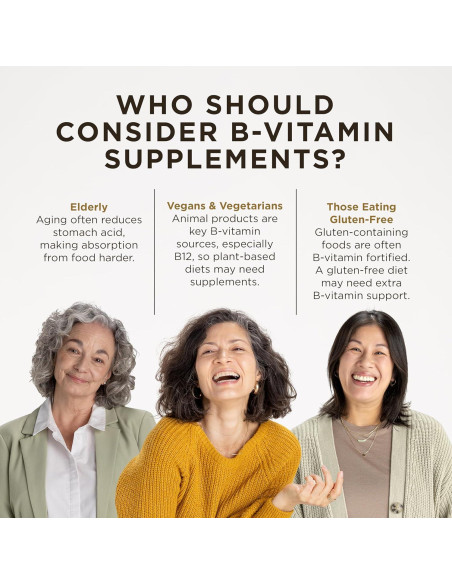 Cápsulas Vegetales B-Complejo 100 Solgar - Salud del Corazón