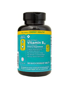 Vitamina B12 Metilcobalamina Member Mark 300 Tabletas Rápidas
