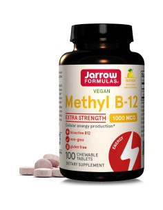 Suplemento Jarrow Methyl B-12 1000mcg y Folato 400mcg 2