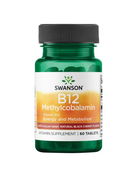 Swanson Metilcobalamina Vitamina B-12 2.5 mg 60 Tabletas