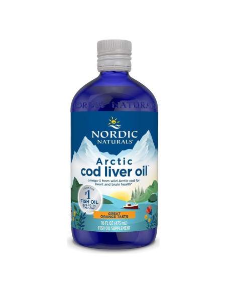Aceite de Hígado de Bacalao Ártico Nordic Naturals 473 ml - Omega-3
