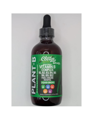 Gotas Líquidas Complejo Vitamina B Clean Nutra 45.4g