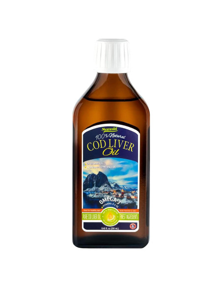 Aceite de Hígado de Bacalao Sanniti 250 mL Sin Sabor Omega-3