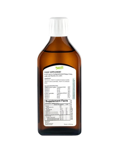 Aceite de Hígado de Bacalao Sanniti 250 mL Sin Sabor Omega-3