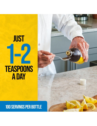 Aceite de Hígado de Bacalao On Target Living 473 ml Limón Orgánico