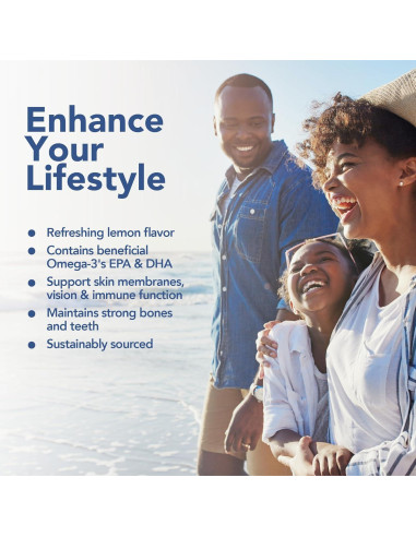 Aceite de Hígado de Bacalao Soulsation 473ml - Omega 3, Vitamina A y D