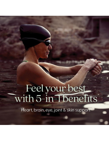 Suplemento Aceite de Pescado Wholemega New Chapter 180 Cápsulas