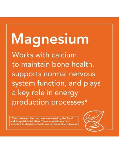 Suplemento de Óxido de Magnesio NOW Foods 226g - Energía y Enzimas