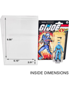 Caja Acrílica Premium para Figuras Star Wars y GI Joe 15.24x22.86cm 2