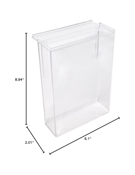 Caja Acrílica Premium para Figuras Star Wars y GI Joe 15.24x22.86cm