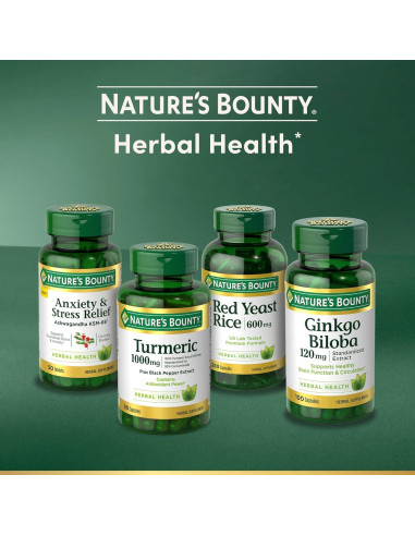 Suplemento Herbal Saw Palmetto Nature's Bounty 450 mg 100 Cápsulas