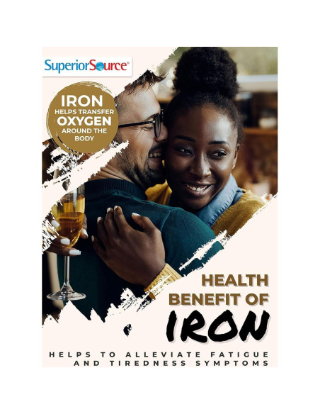 Suplemento de Hierro Superior Source Just Women 25 mg 90 Tabletas