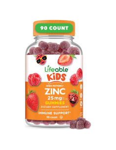 Gominolas de Zinc Lifeable para Niños 25mg 90 Unidades