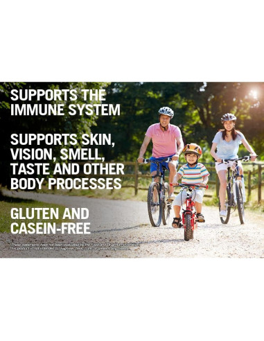 Zinc Líquido Kirkman 473 ml Sabor Frambuesa Natural