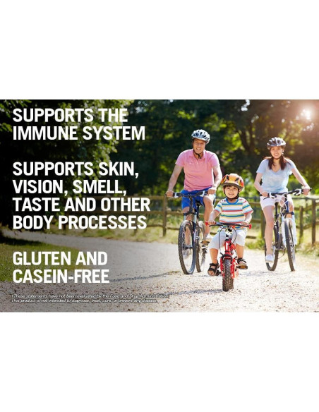 Zinc Líquido Kirkman 473 ml Sabor Frambuesa Natural