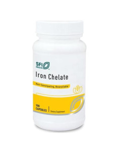 Suplemento de Hierro Bisglicinato Klaire Labs 30mg - 100 Cápsulas