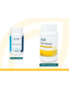 Suplemento de Hierro Bisglicinato Klaire Labs 30mg - 100 Cápsulas 2