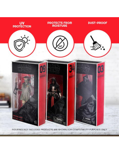 Caja Protectora Acrílica EVORETRO para Figuras Star Wars 15.24 cm - 2 Unidades 2