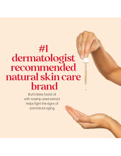 Aceite Facial Burt's Bees Rosa Mosqueta 15 ml Hidratante 2