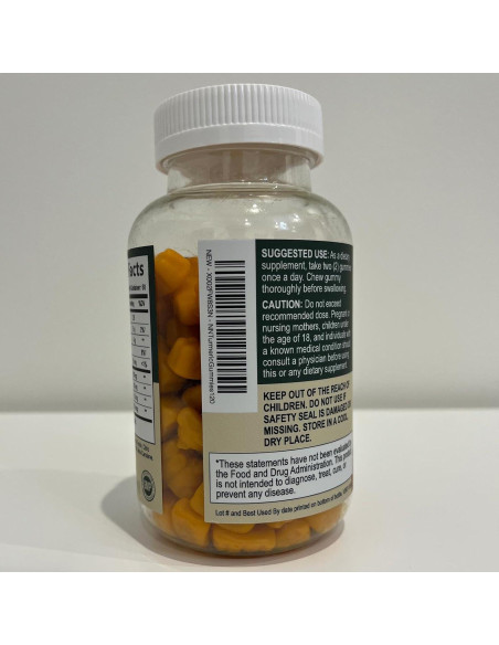 Gomitas de Cúrcuma y Jengibre Nutrición de la Naturaleza 120u