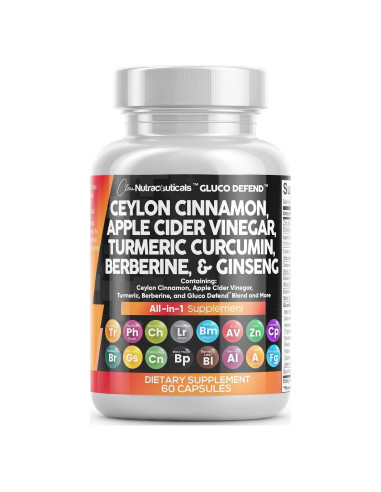 Suplemento Gluco Defend Clean Nutraceuticals 16 en 1