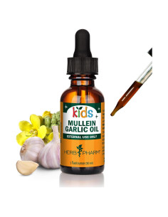 Aceite de Mullein y Ajo para Niños Herb Pharm 30 ml