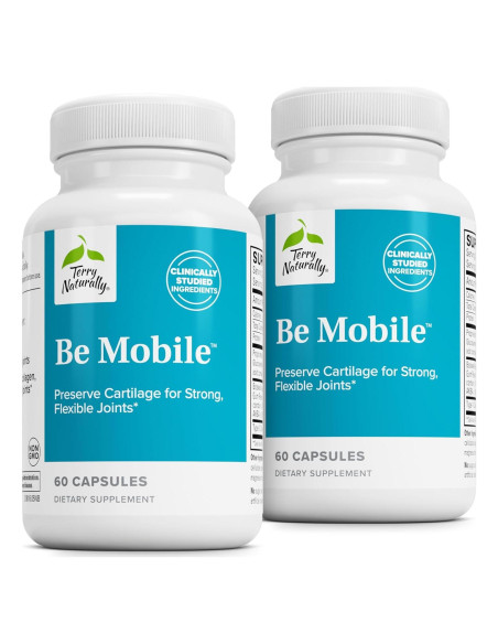 Suplemento de colágeno Terry Naturally Be Mobile - 60 cápsulas