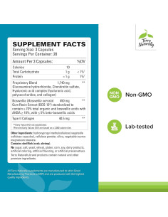 Suplemento de colágeno Terry Naturally Be Mobile - 60 cápsulas 2